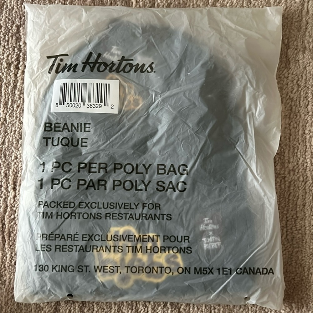 Justin Bieber Tim Hortons Toque Beanie hat